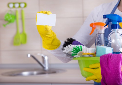 Professional house cleaning in a Westminster home living room