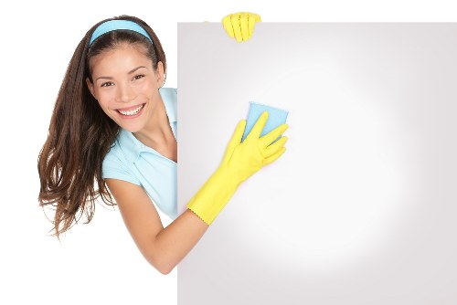 Bathroom domestic cleaning in a Westminster townhouse