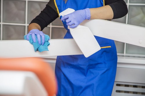 Customer complaint being logged for a cleaning service